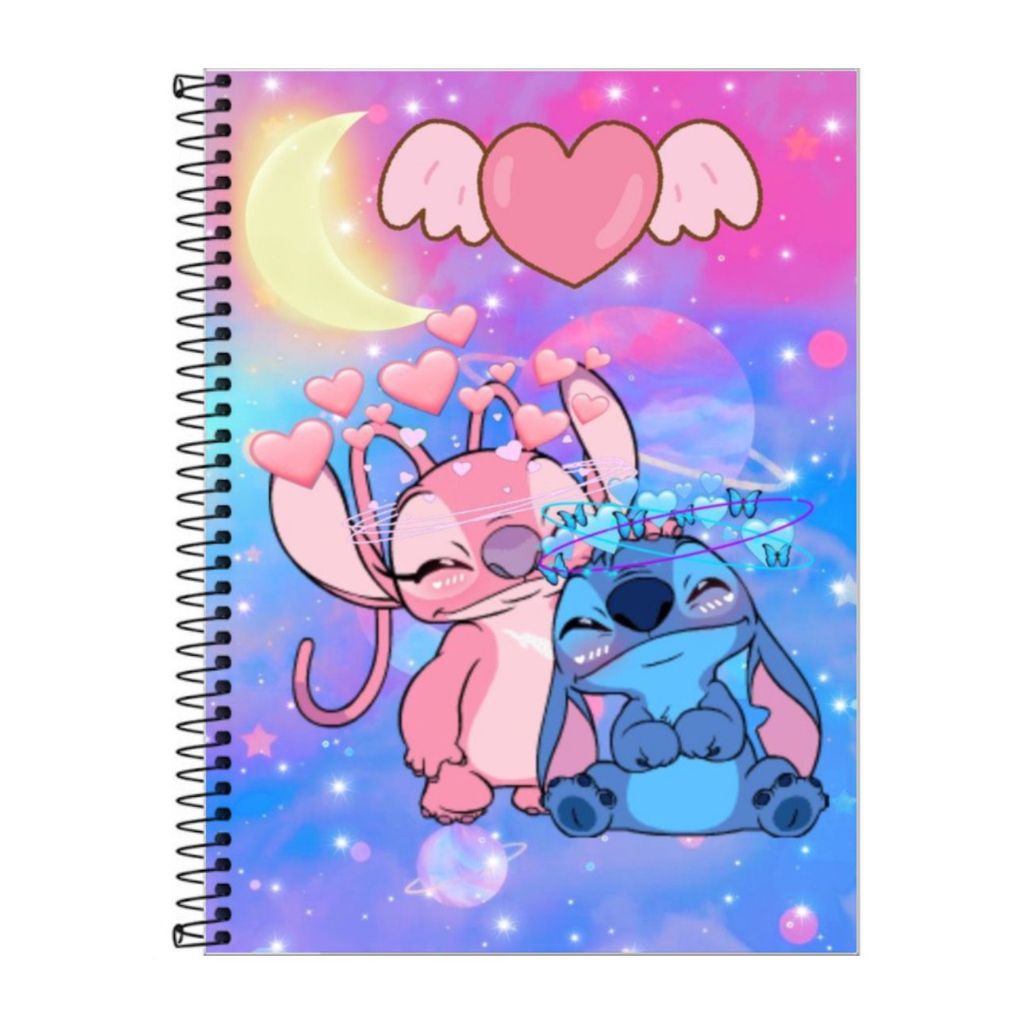 caderno personalizado stitch