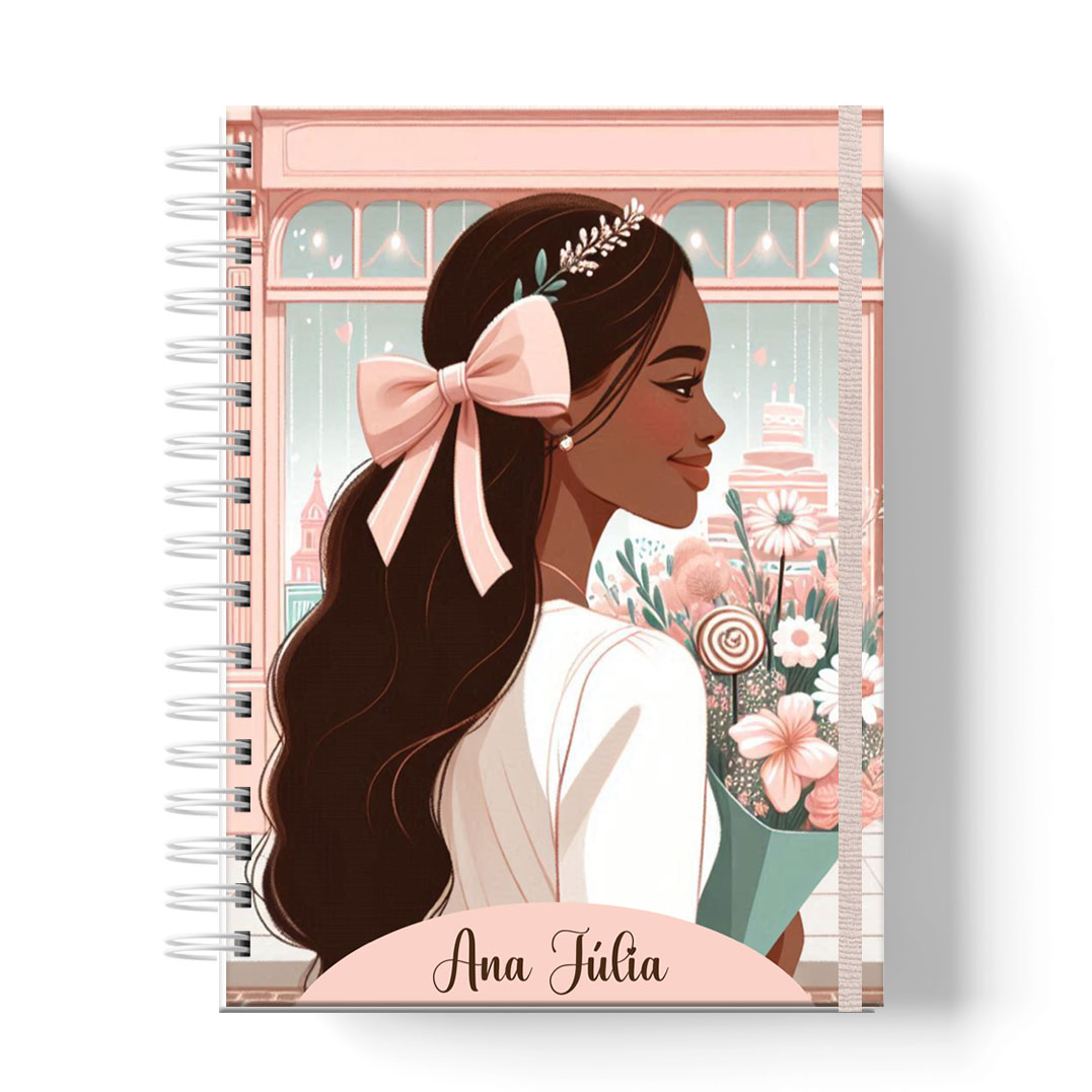 capa de caderno fofo para imprimir