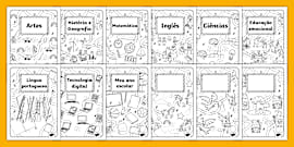 capa de caderno para colorir para meninos
