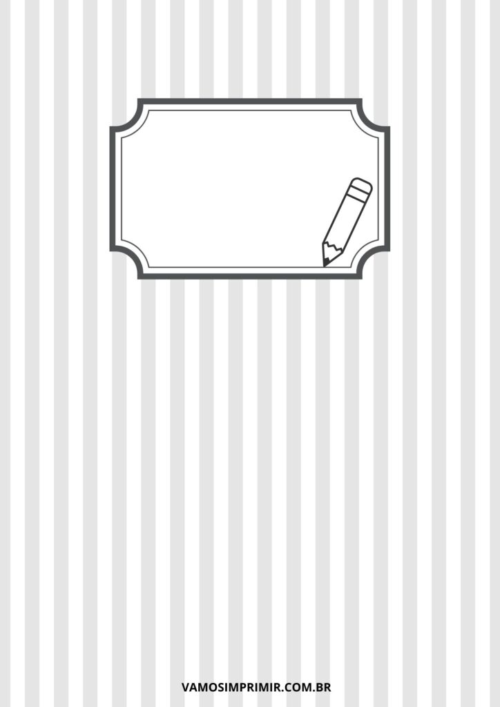 como fazer capa de caderno para imprimir