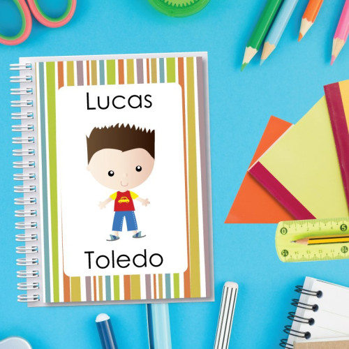 como fazer capa de caderno com tema de super heroi