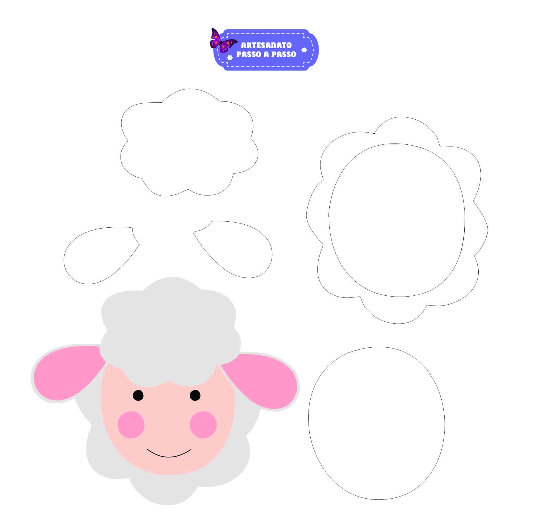 desenho de ovelha para imprimir