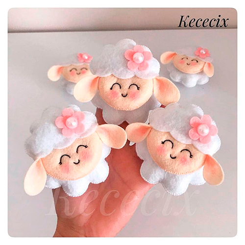 rosto de ovelha para lembrancinha