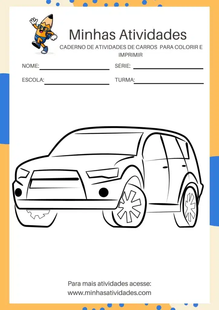 desenhos de carros de bombeiro para colorir para crianças pequenas