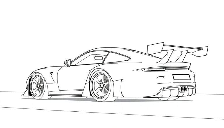 erros comuns ao colorir desenhos de carros