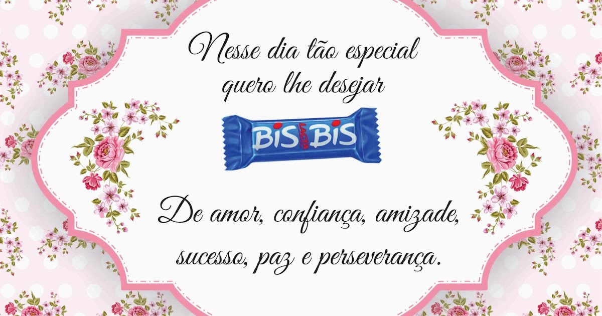 Lembrancinha Dia da Mulher com Bis