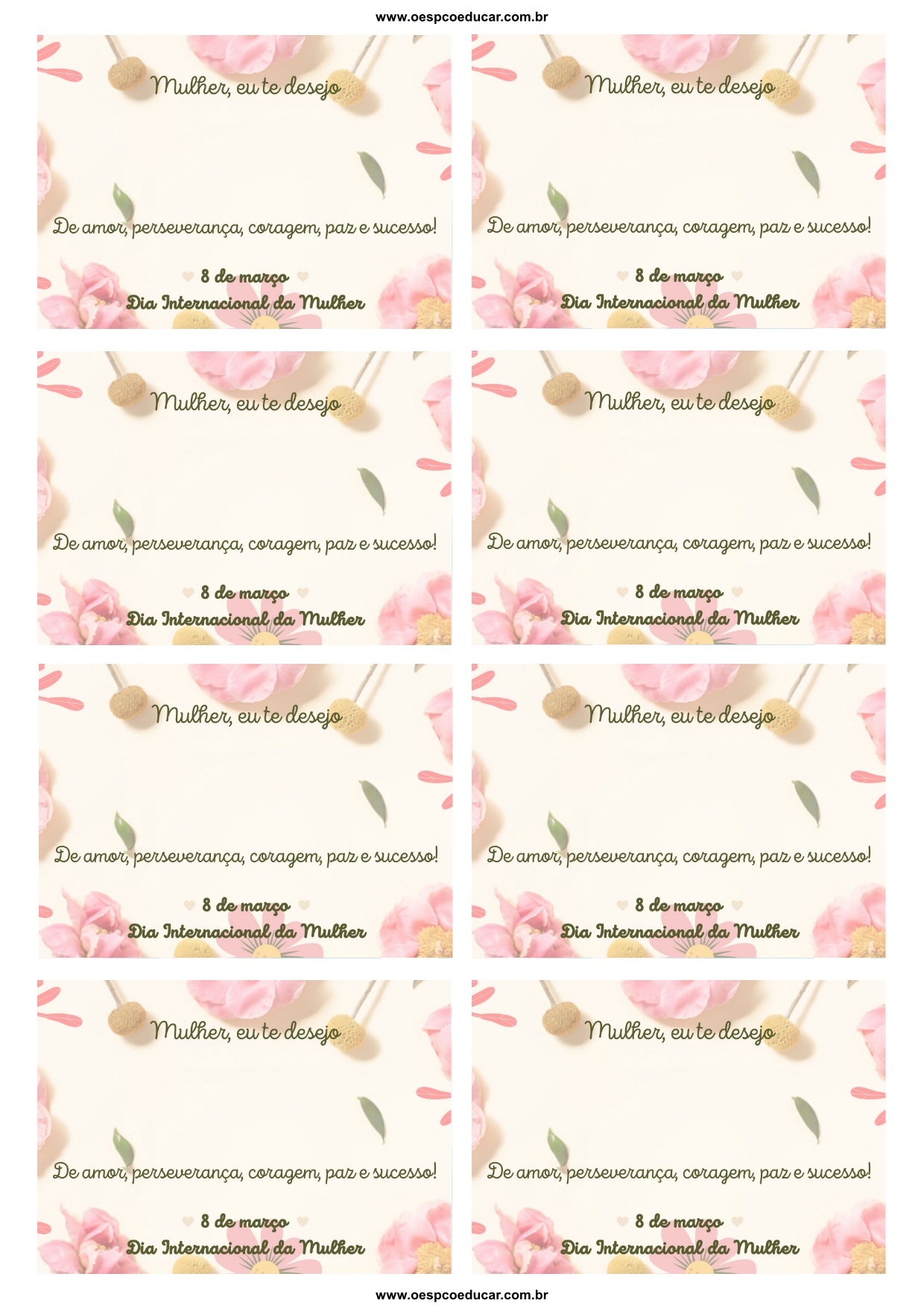 Mimo Dia da Mulher com Bis