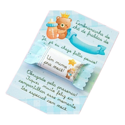 cartão chá de fraldas