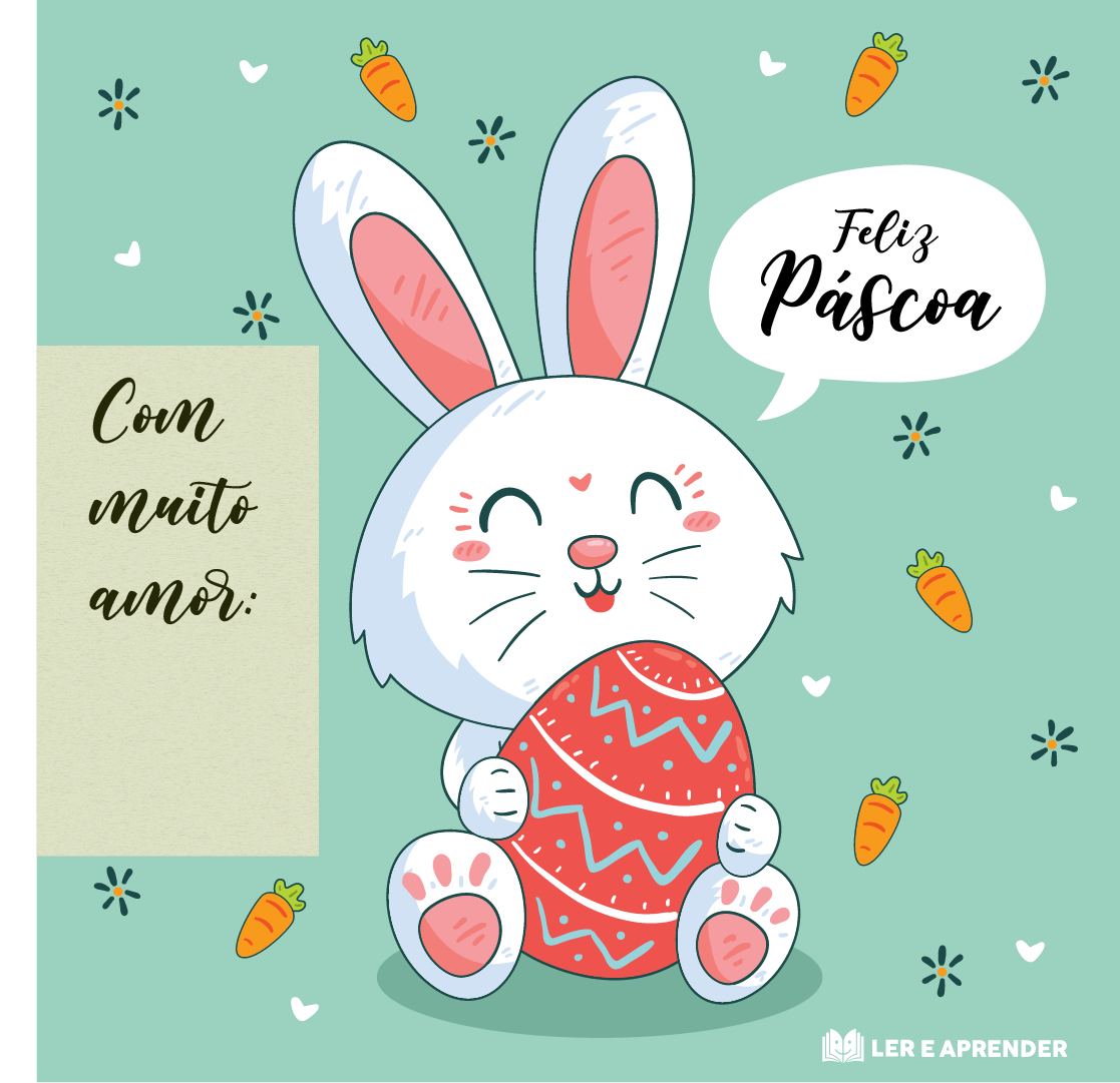 cartao de pascoa personalizado para imprimir