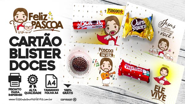 cartao de pascoa infantil para imprimir