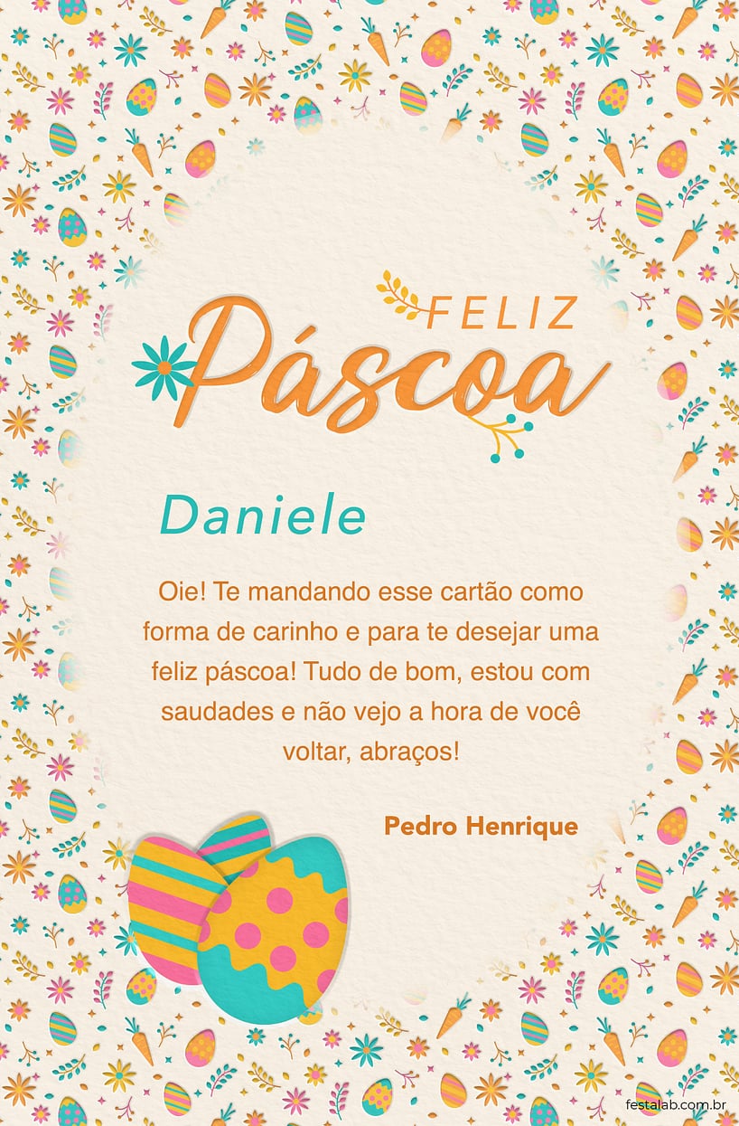 cartao de pascoa religioso para imprimir