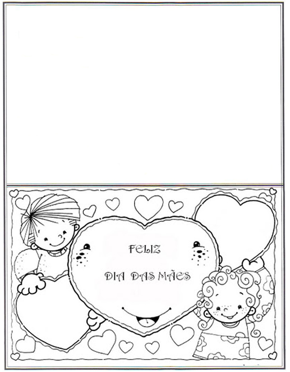 modelos de cartões dia das mães para maternal