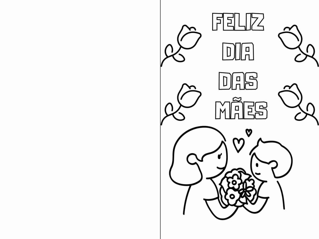 lembrancinhas dia das mães para educação infantil para colorir