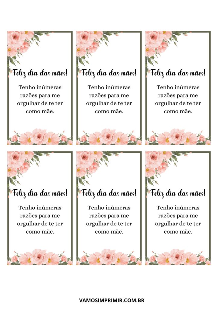 cartão dia das mães para imprimir grátis