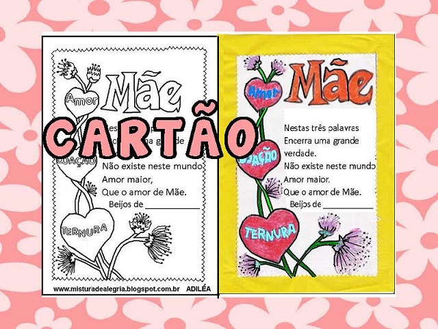 cartão dia das mães para imprimir e recortar