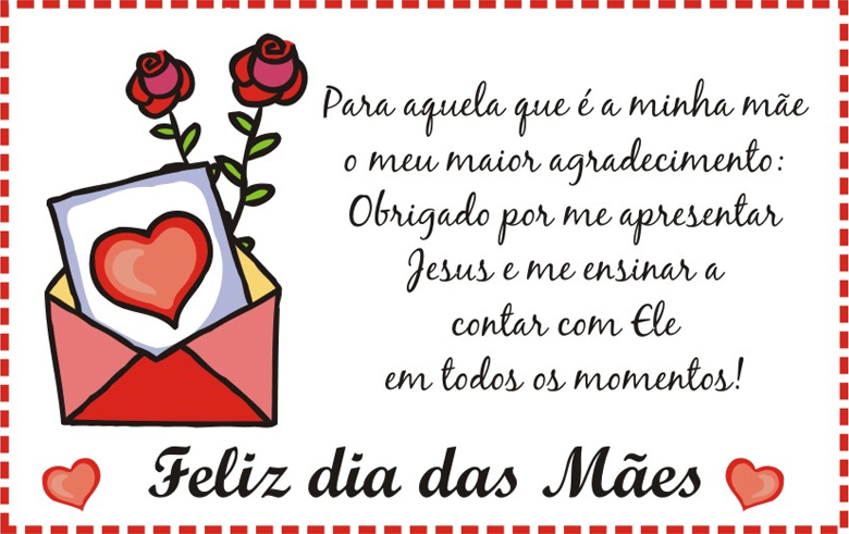 cartão dia das mães para imprimir simples e bonito