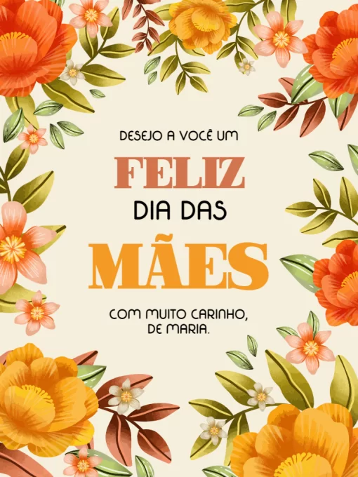 cartão dia das mães para imprimir com fotos