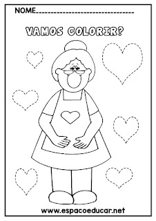 cartão dia dos avós para vovó