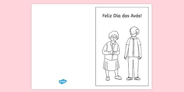 cartão dia dos avós com nome
