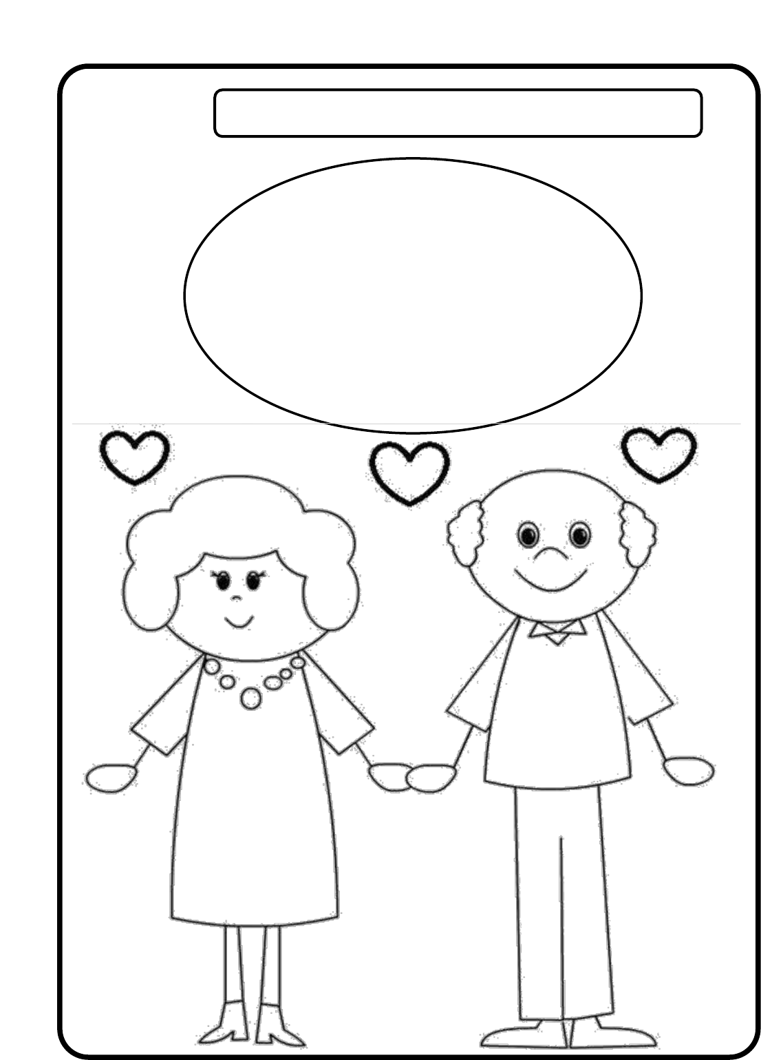 cartão dia dos avós para pintar