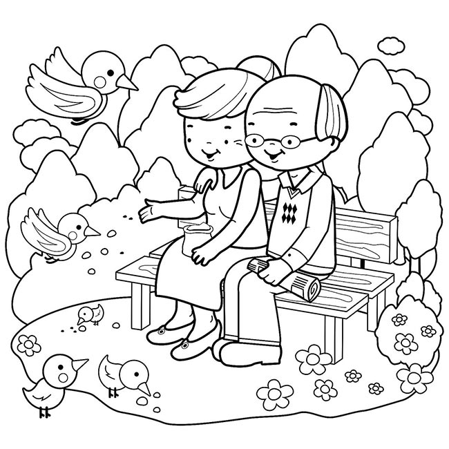 cartão dia dos avós feito à mão