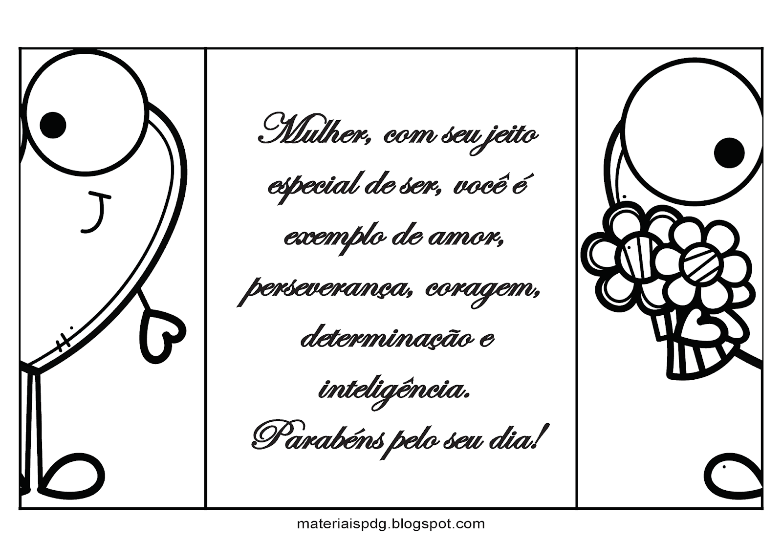cartão dia da mulher editável