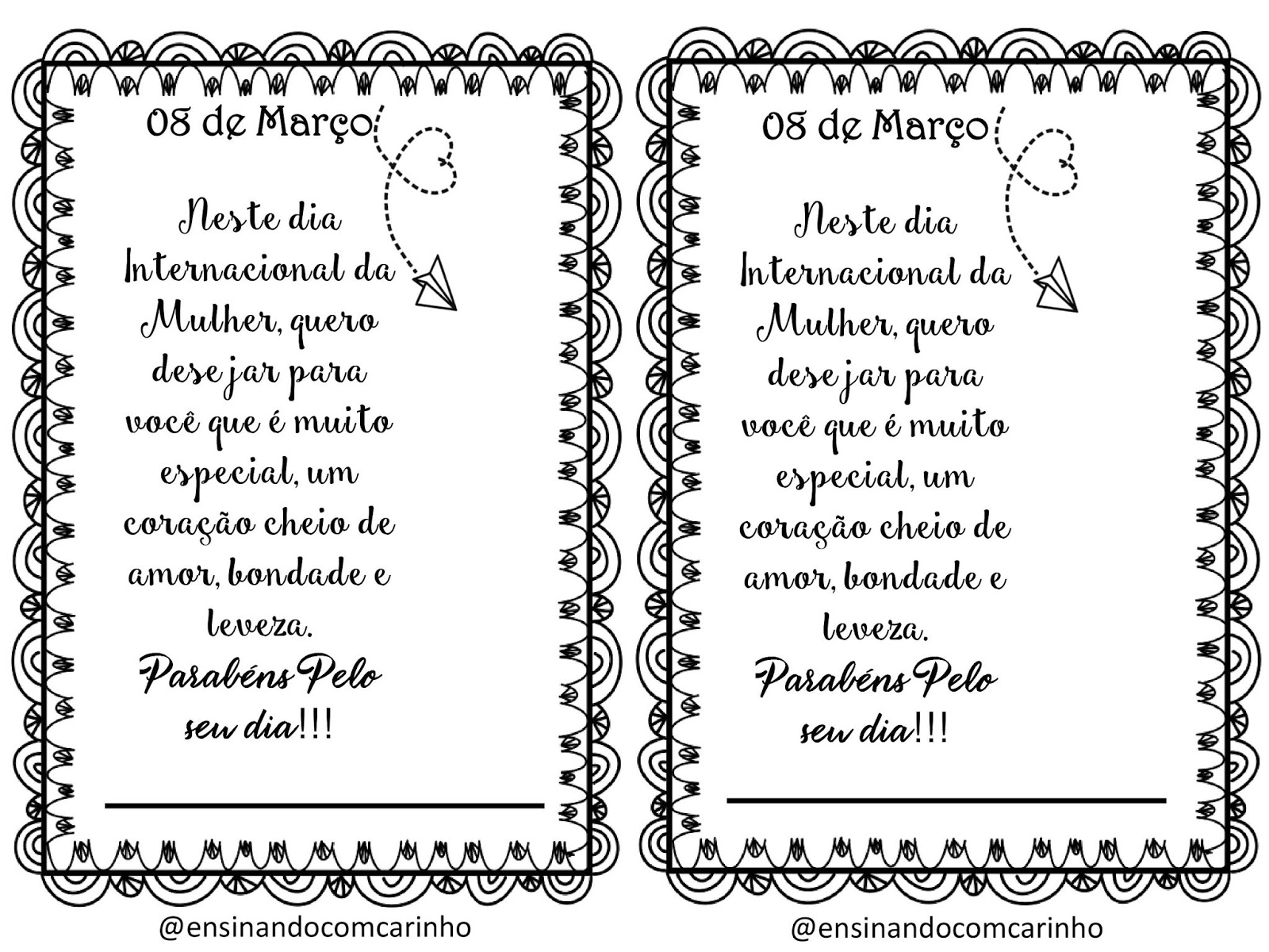lembrancinha dia da mulher para imprimir