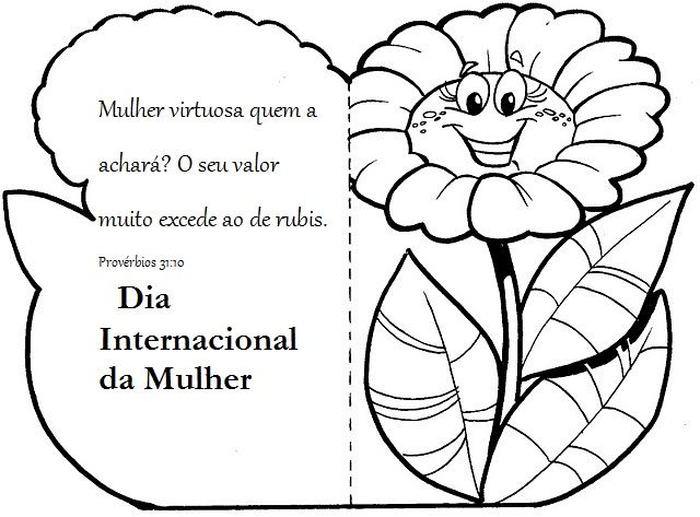 cartão dia da mulher para professora