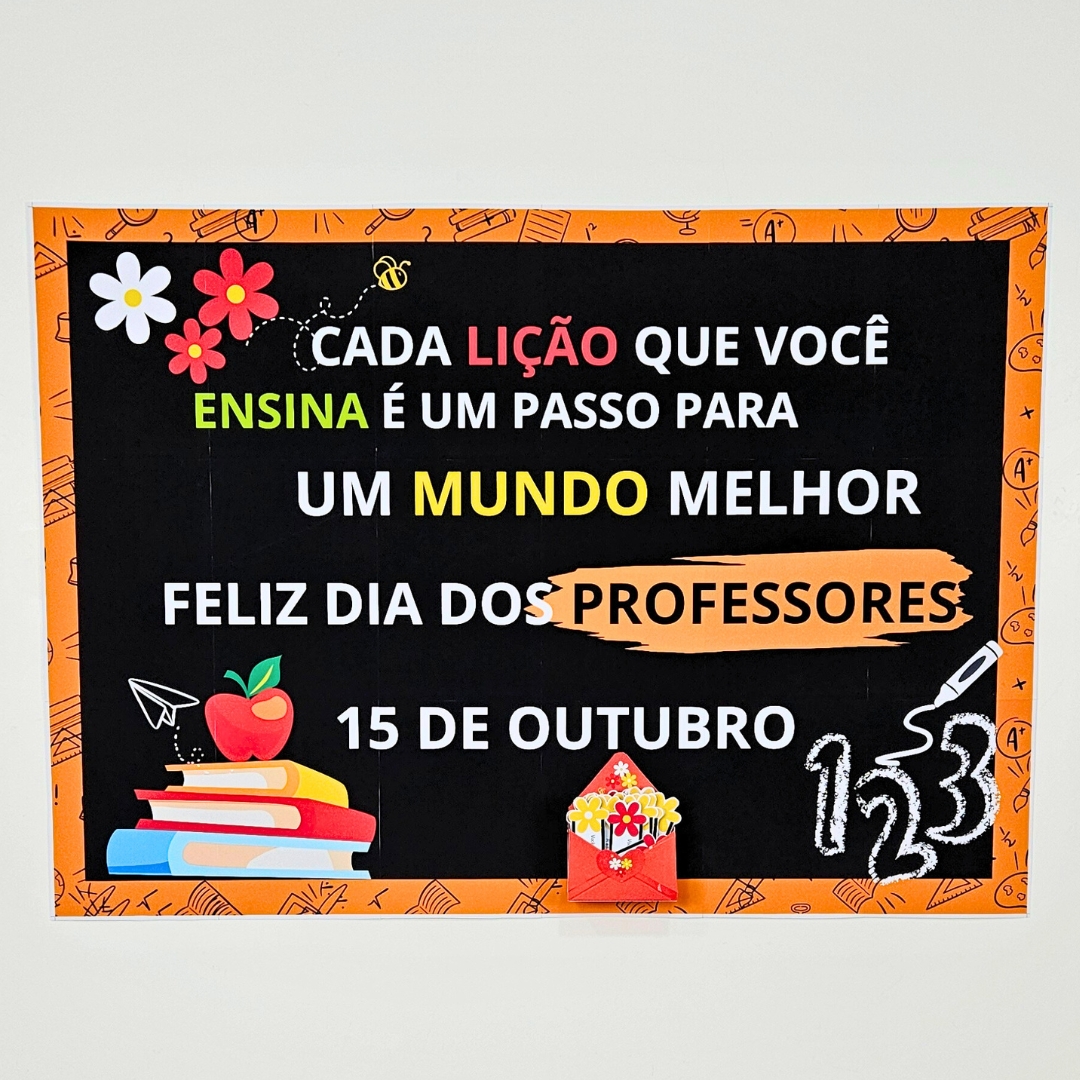 cartão dia dos professores criativo para imprimir