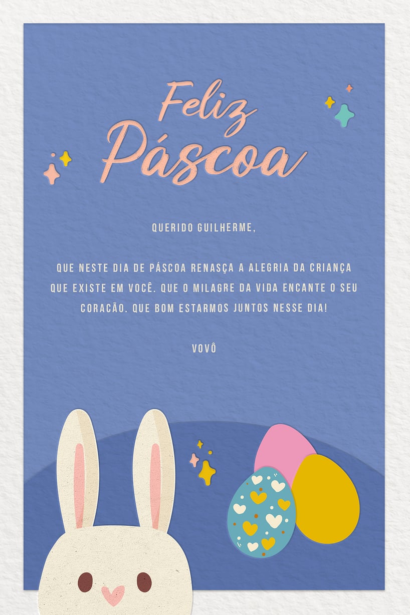 cartão de páscoa religioso para imprimir