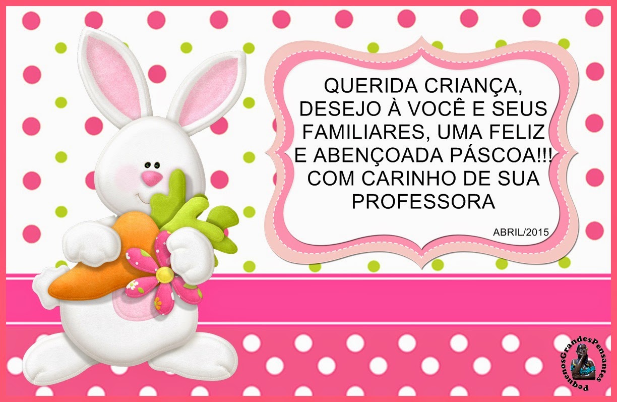 cartão de páscoa colorido para imprimir