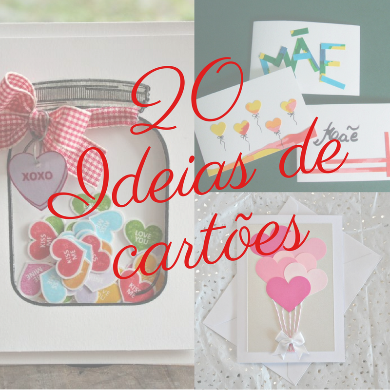 cartão dia das mães com materiais reciclados
