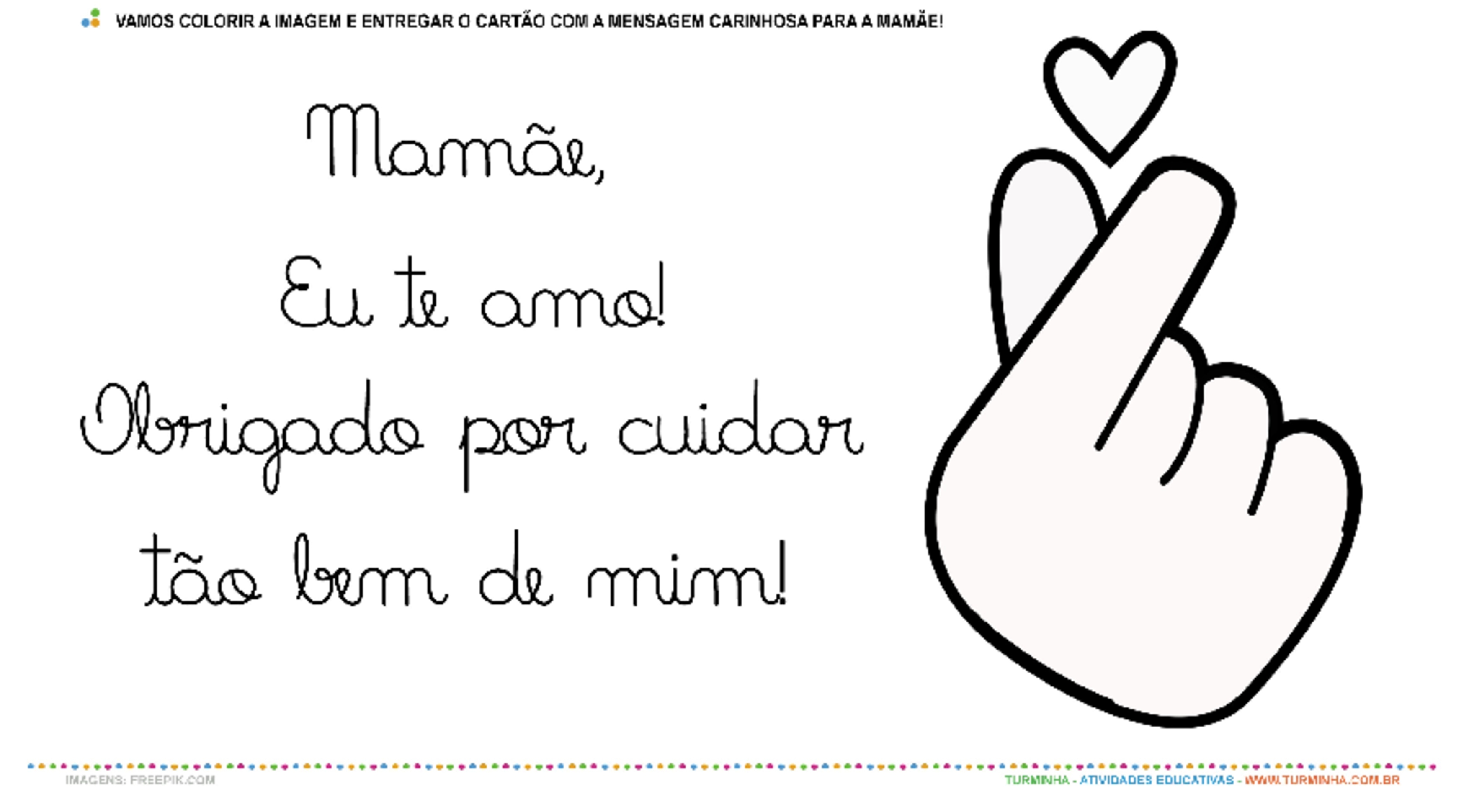 atividade dia das mães pré escola