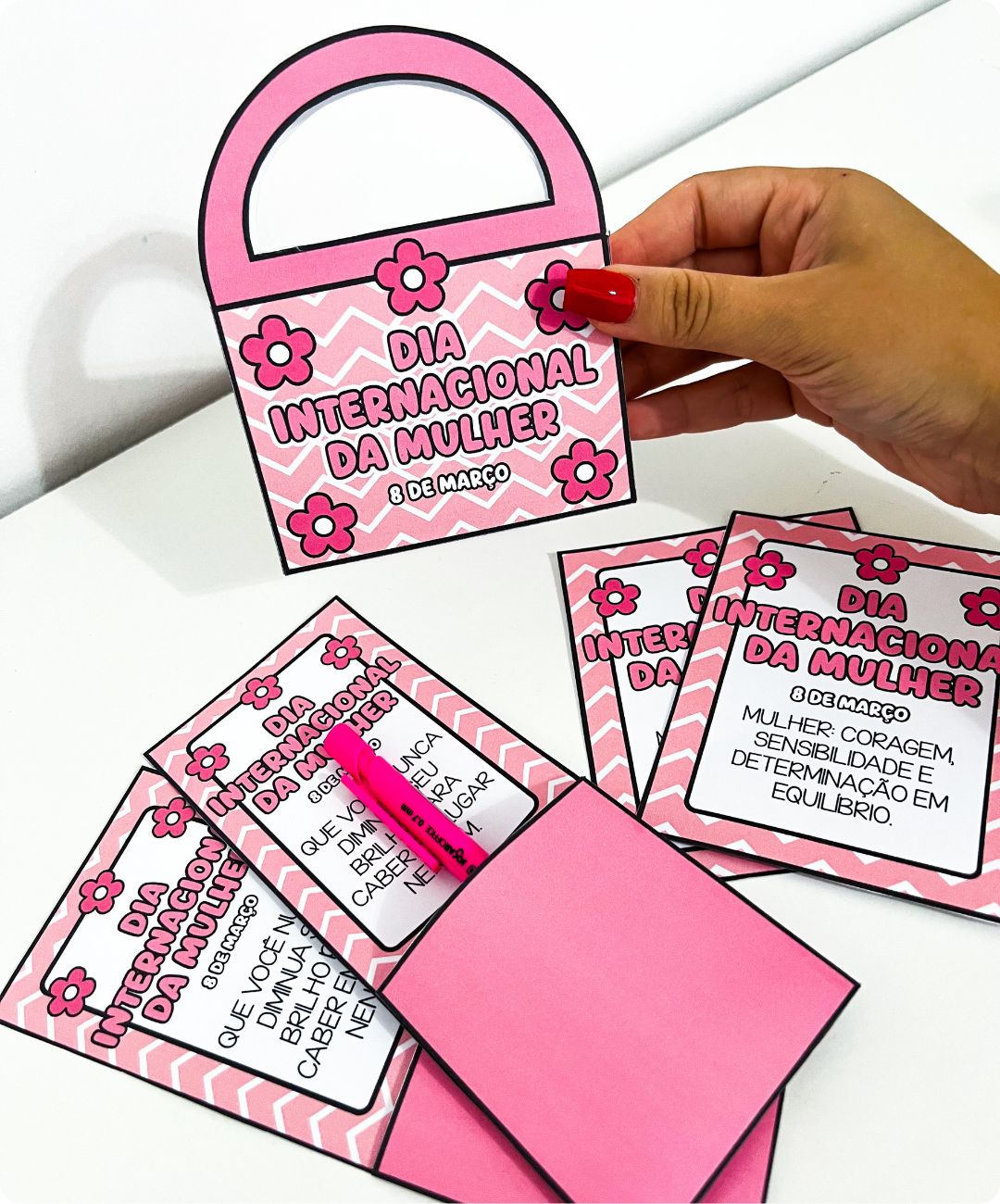 cartão dia da mulher para amiga imprimir