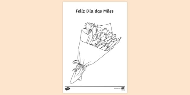 cartão dia das mães em branco para escrever