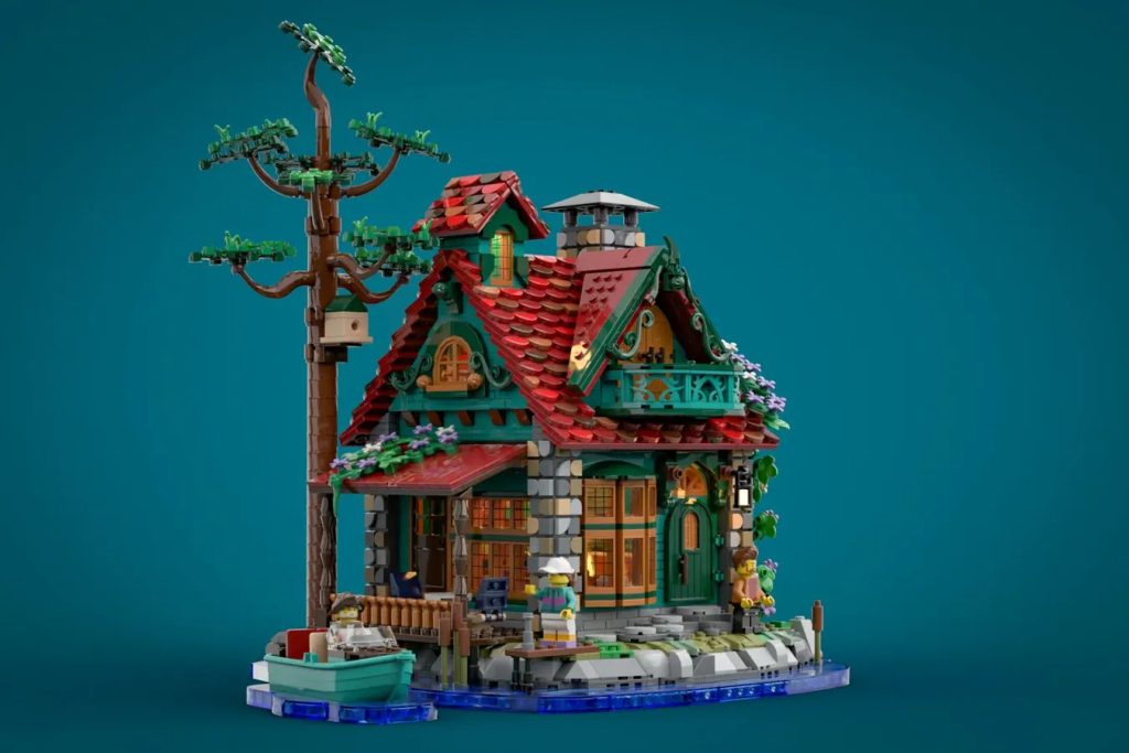como construir uma casa de lego detalhada