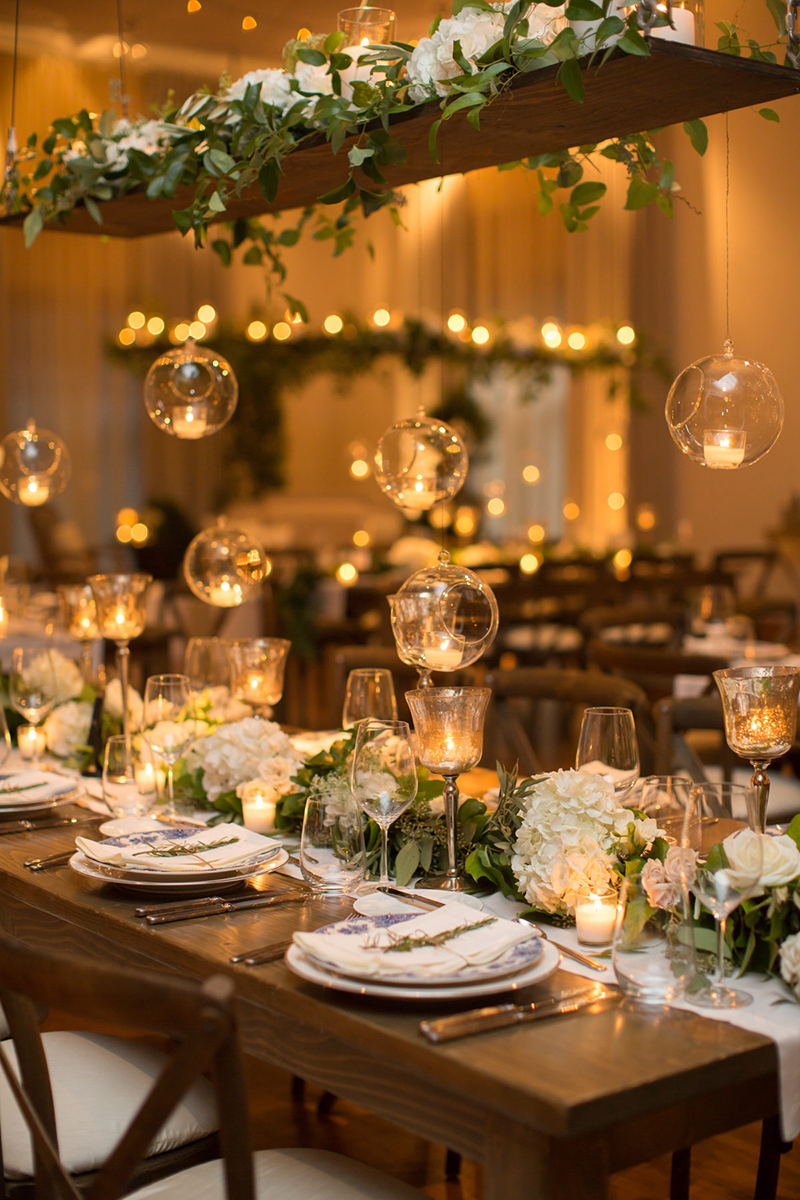 casamento rustico com velas
