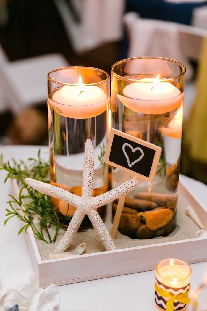 como escolher o tipo de vela para casamento rústico