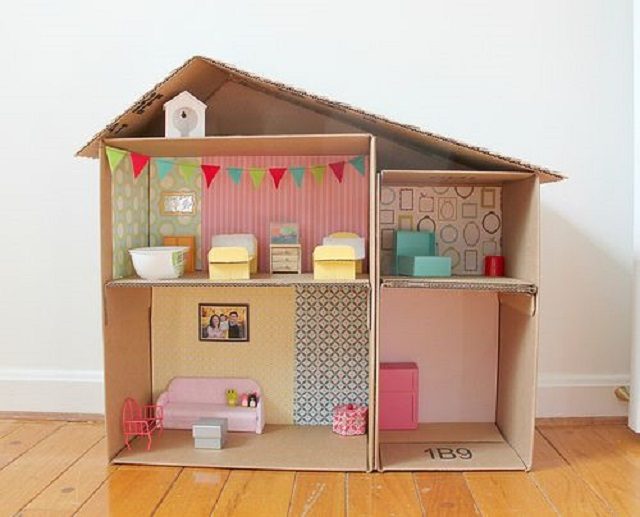erros comuns ao fazer casinha de boneca de papelão