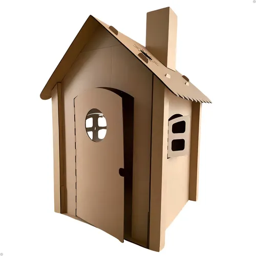 casinha de papelão para pet shop