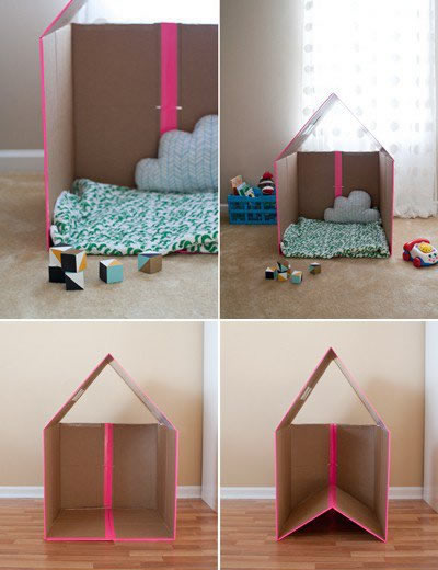 casinha de papelão para gatos