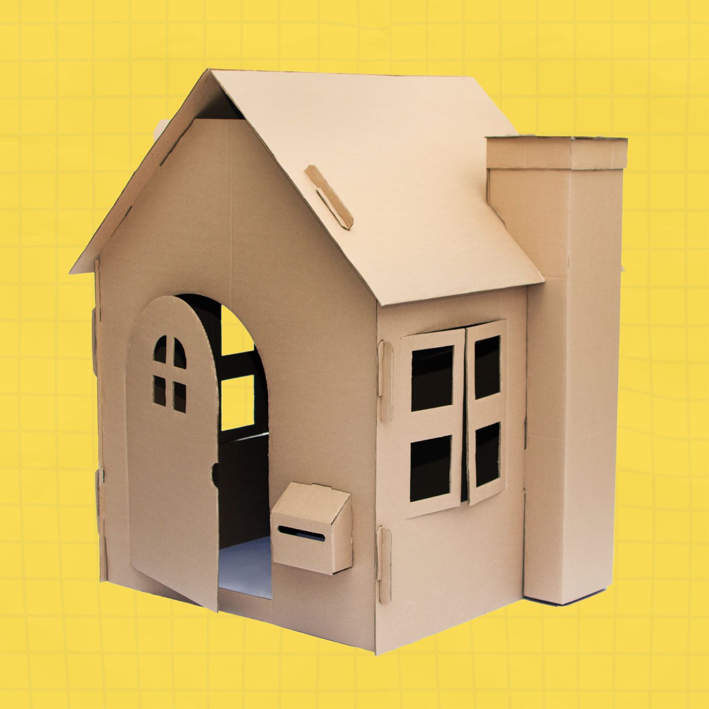 casinha de papelão passo a passo