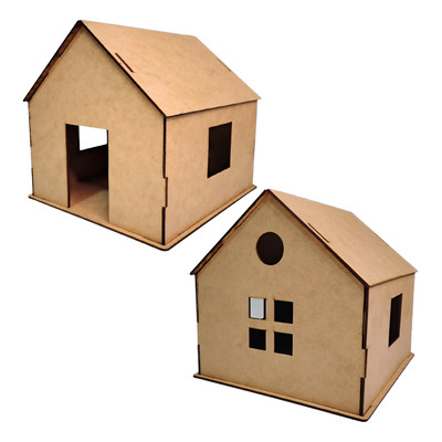 casinhas de papelão para maquete