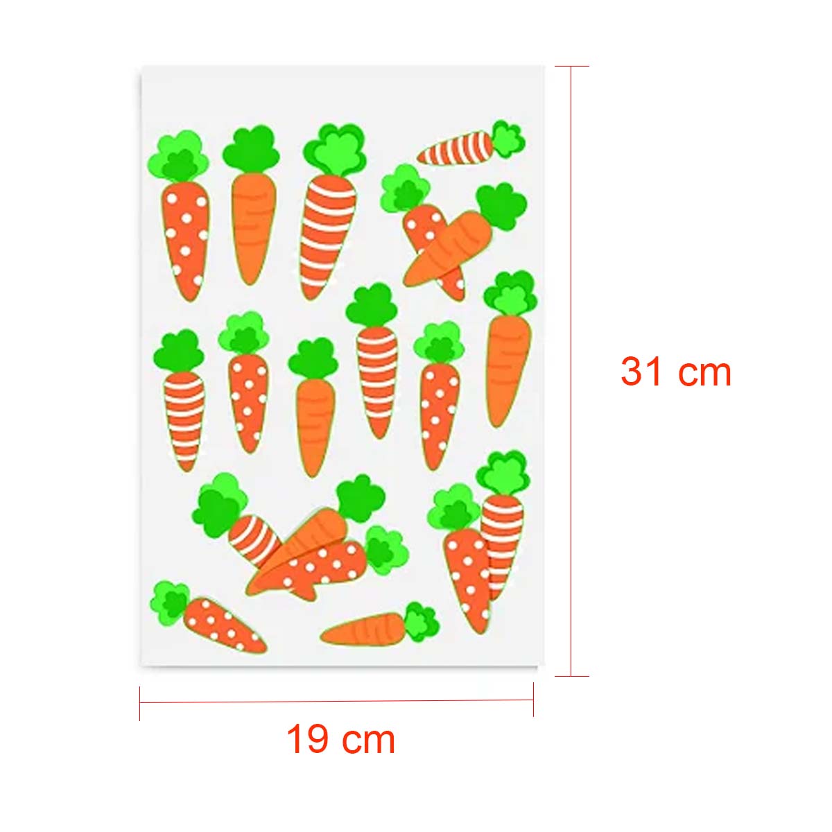 molde cenoura páscoa para festa infantil