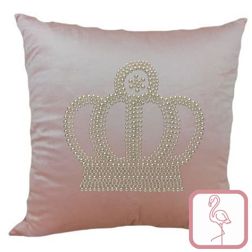 centro de mesa almofada com coroa