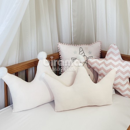 centro de mesa almofada com coroa