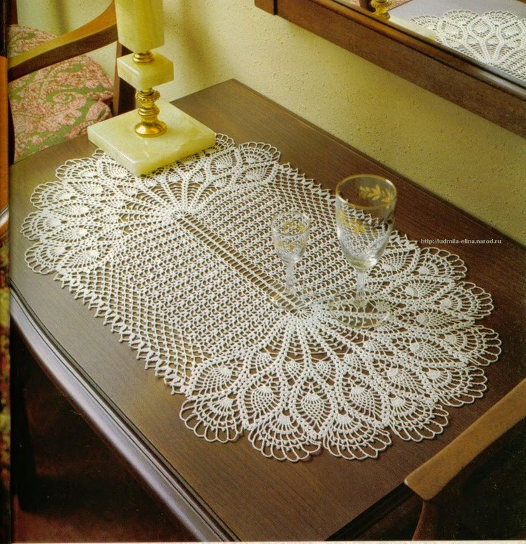 Caminho de mesa crochê fácil