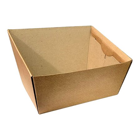 Cesta de papelão kraft