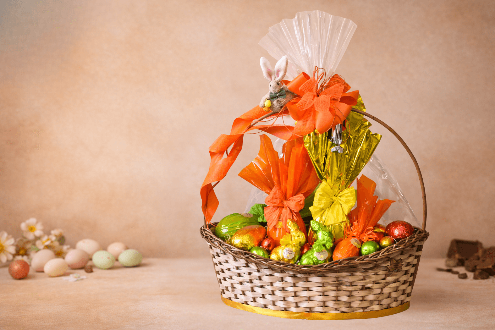 DIY Páscoa: 5 Ideias Criativas para Decorar sua Cesta de Vime em Casa