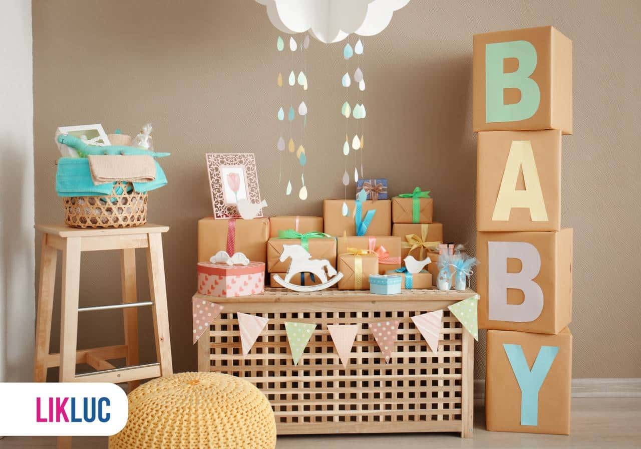 ideias criativas cha de bebe barato